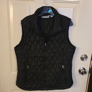 Free Country Black Quilted Vest Size XL